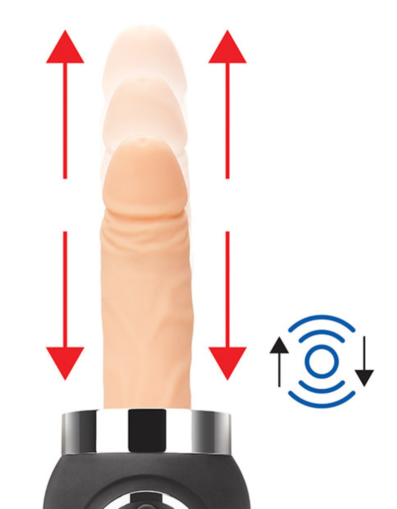 Lux Fetish Lux Fetish Rechargeable Thrusting Compact Sex Machine w/Remote