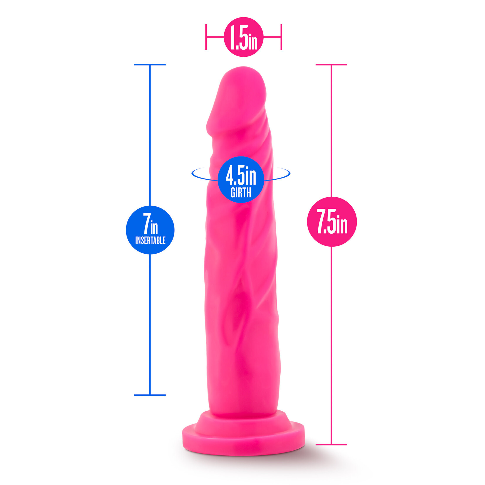 Blush Novelties Neo - 7 .5 Inch Dual Density Cock