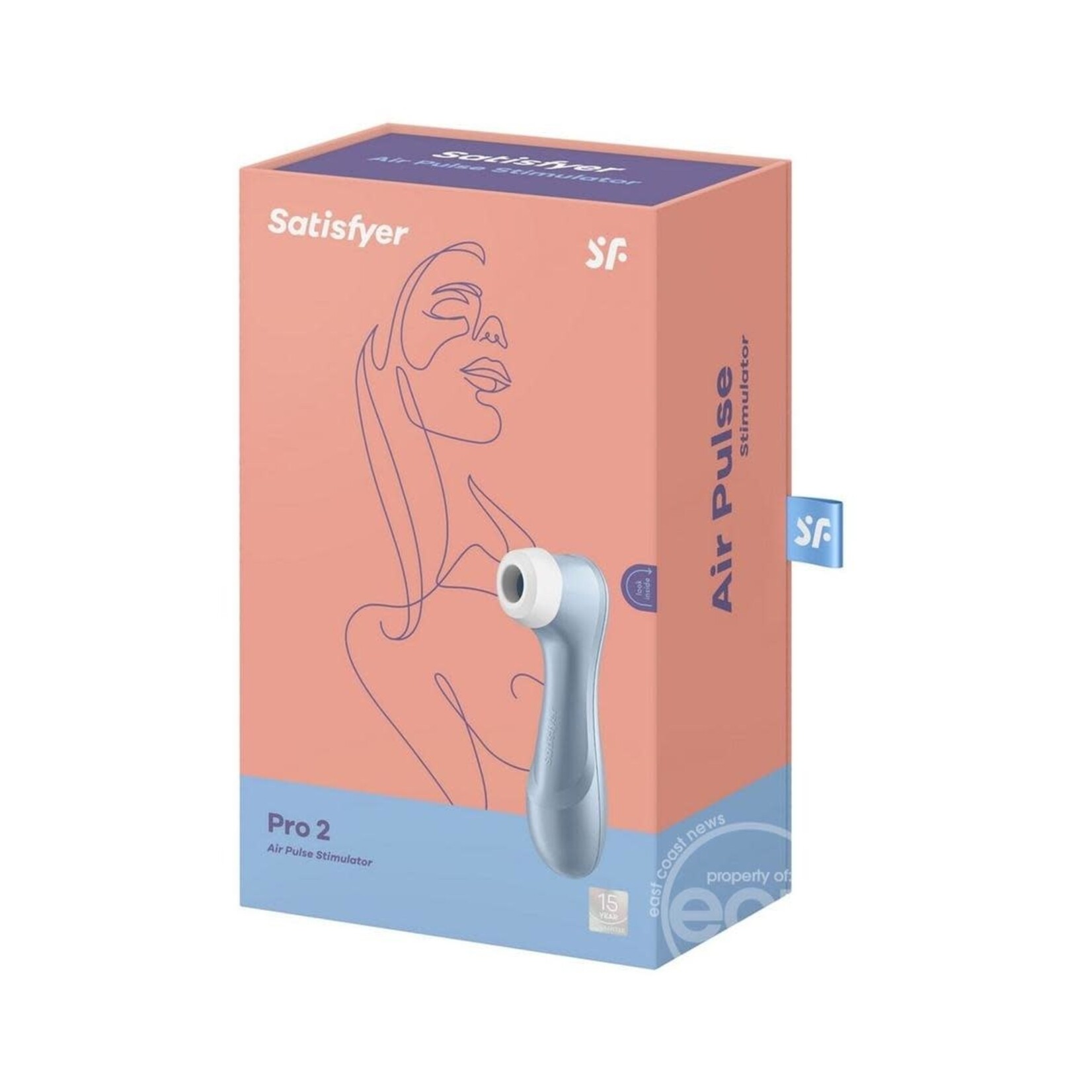 Satisfyer Satisfyer Pro 2 Rechargeable Silicone Clitoral Stimulator 6.5in - Blue