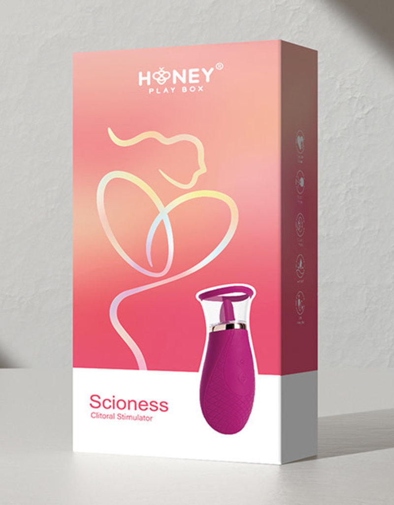 Honey PlayBox Scioness Sucking and Licking Clitoral Stimulator - Pink