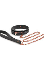 nsnovelties Bondage Couture Collar & Leash - Black