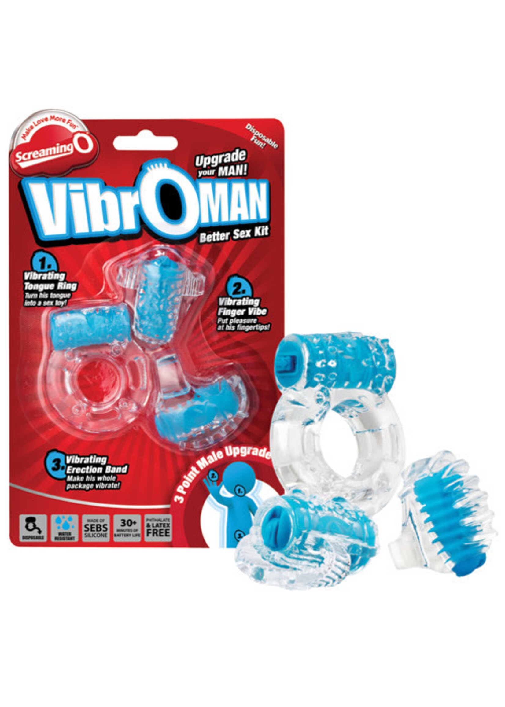 Screaming O Screaming O Vibro Man - Blue