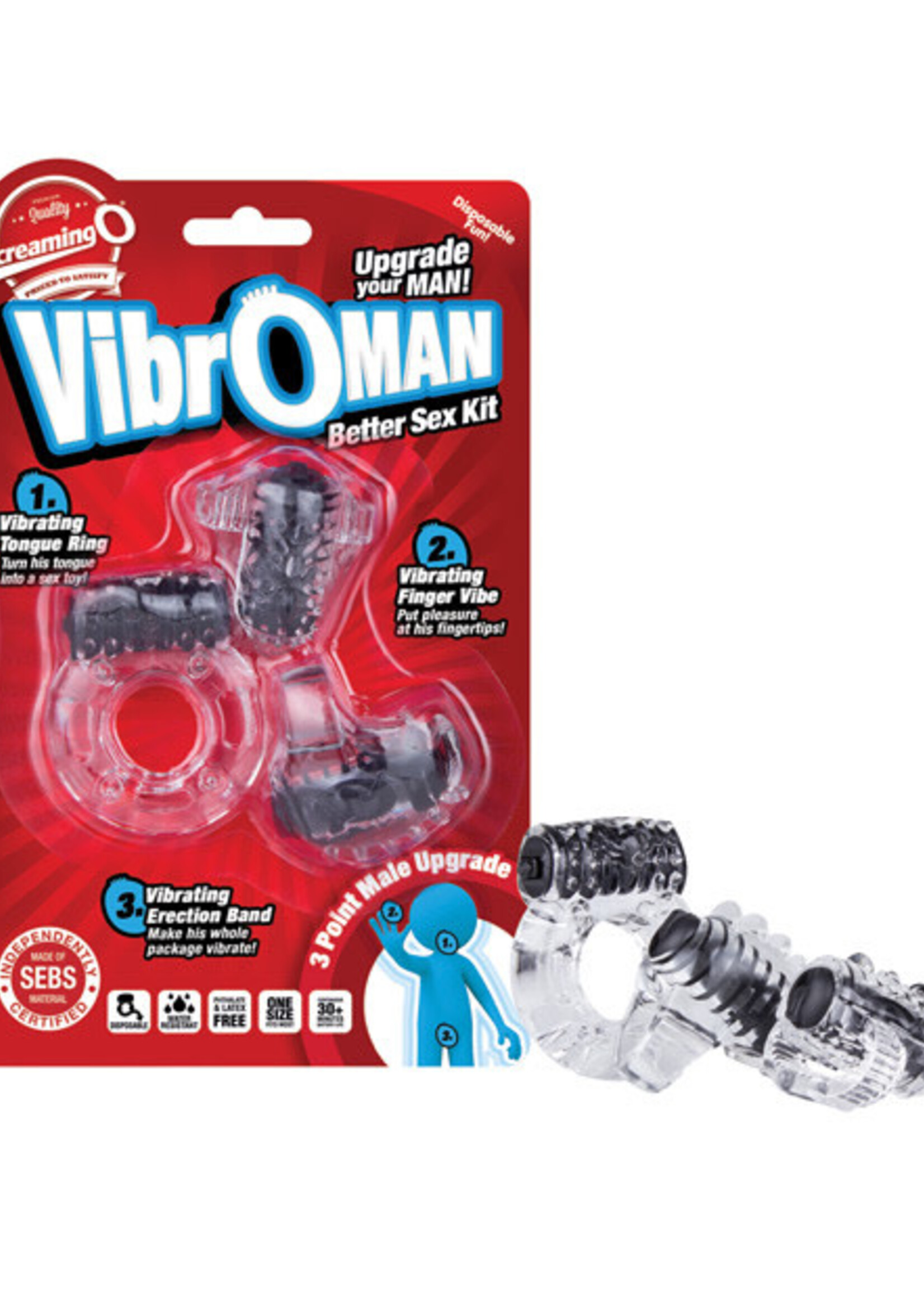 Screaming O Screaming O Vibro Man - Black