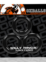 Oxballs Oxballs Willy Rings 3pk Black
