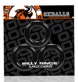 Oxballs Oxballs Willy Rings 3pk Black