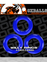 Oxballs Oxballs Willy Rings 3pk Blue