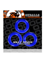 Oxballs Oxballs Willy Rings 3pk Blue