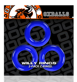 Oxballs Oxballs Willy Rings 3pk Blue