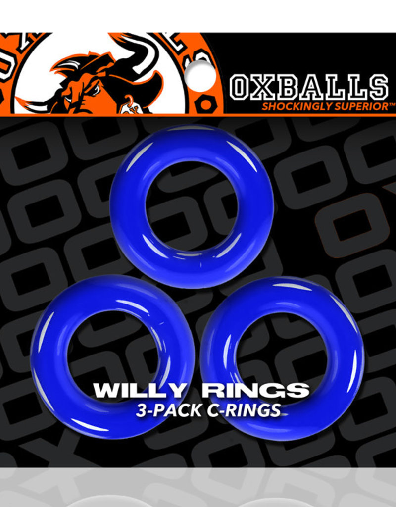 Oxballs Oxballs Willy Rings 3pk Blue