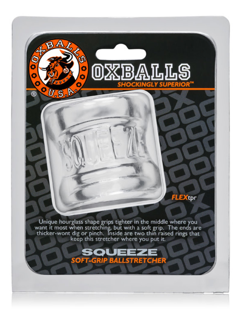 Oxballs Squeeze Soft- Grip Ballstretcher - Clear
