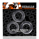 Oxballs Oxballs Willy Rings 3pk Clear