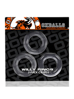 Oxballs Oxballs Willy Rings 3pk Clear