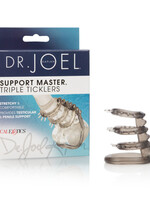 Calexotics Dr Joel Kaplan Support Master Triple Ticklers Cock Ring Smoke