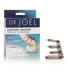 Calexotics Dr Joel Kaplan Support Master Triple Ticklers Cock Ring Smoke