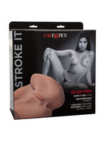 Calexotics Stroke It Life Size Pussy - Brown