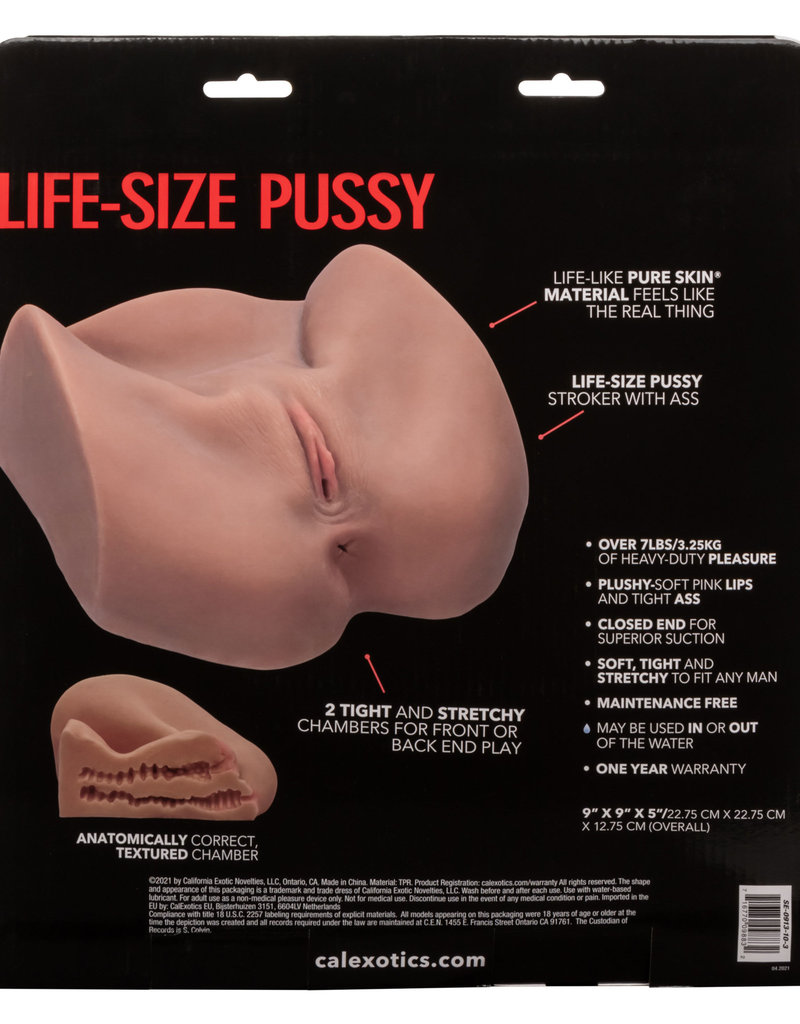 Calexotics Stroke It Life Size Pussy - Brown