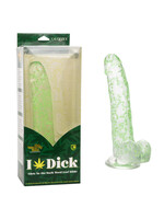 Calexotics Naughty Bits I Leaf Dick Glow In The Dark Weed Leaf Dildo