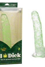 Calexotics Naughty Bits I Leaf Dick Glow In The Dark Weed Leaf Dildo