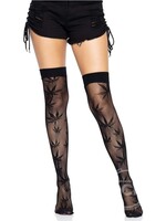 Leg Avenue Leg Avenue 420 Net Thigh High - O/S - Black