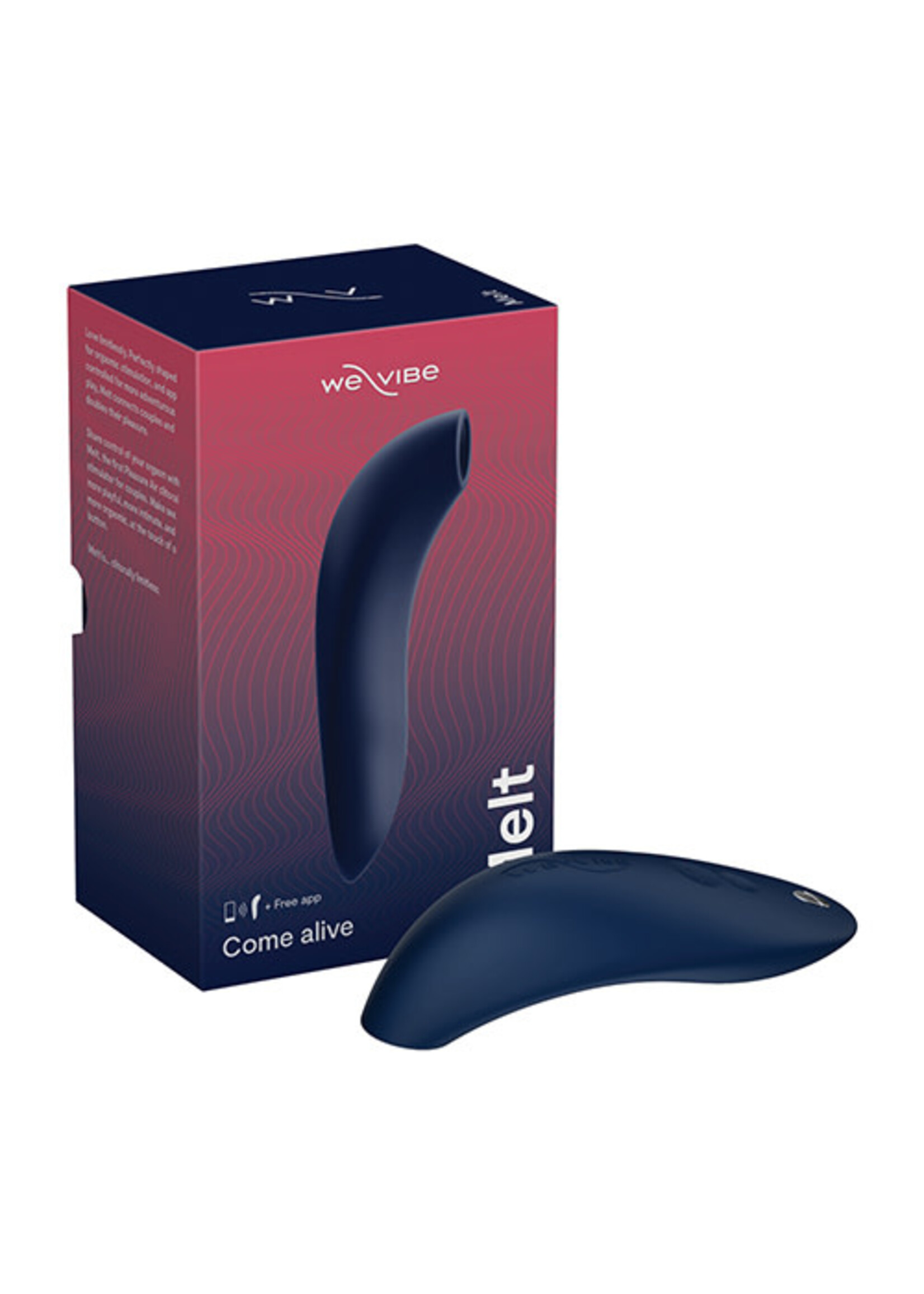 We-Vibe We-Vibe Melt Pleasure Air Rechargeable Silicone Clitoral Stimulator - Midnight Blue