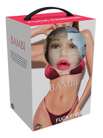 HOTT PRODUCTS Fuck Friends Bambi Blow-Up Doll with Rechargeable Egg Kit - Vanilla