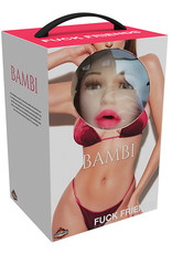 HOTT PRODUCTS Fuck Friends Bambi Blow-Up Doll with Rechargeable Egg Kit - Vanilla