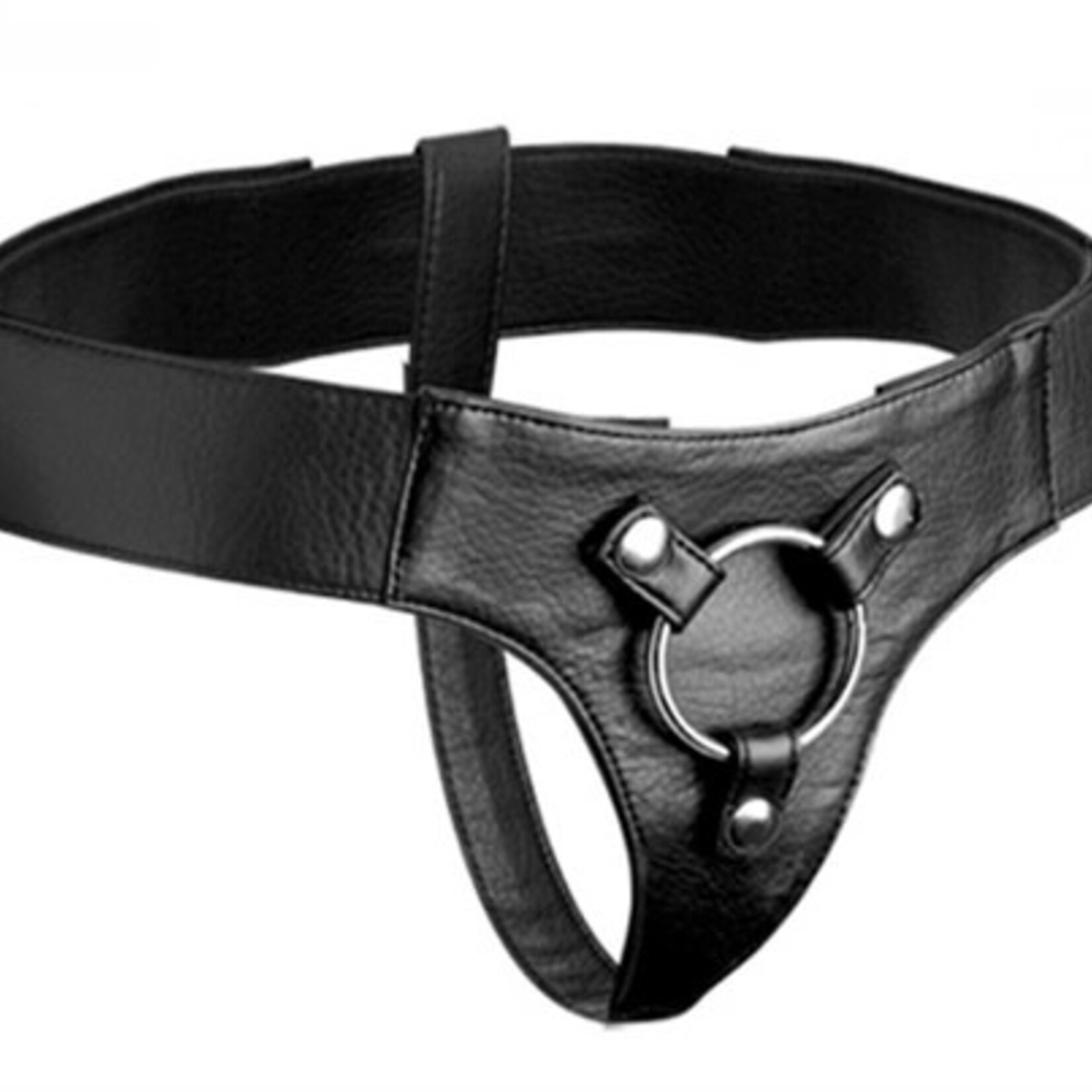 XR Brands Strap U Domina Adjustable Wide Band Strap on Harness
