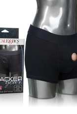 California Exotic Novelties Packer Gear Boxer Brief Harness - Large/XLarge - Black