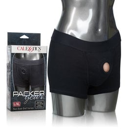 California Exotic Novelties Packer Gear Boxer Brief Harness - Large/XLarge - Black