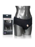 California Exotic Novelties Packer Gear Brief Harness - Medium/large - Black