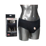 California Exotic Novelties Packer Gear Brief Harness - Large/XLarge - Black