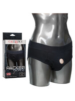 California Exotic Novelties Packer Gear Brief Harness - Large/XLarge - Black