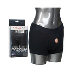 California Exotic Novelties Packer Gear Boxer Brief Harness - Medium/large - Black
