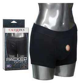 California Exotic Novelties Packer Gear Boxer Brief Harness - Medium/large - Black