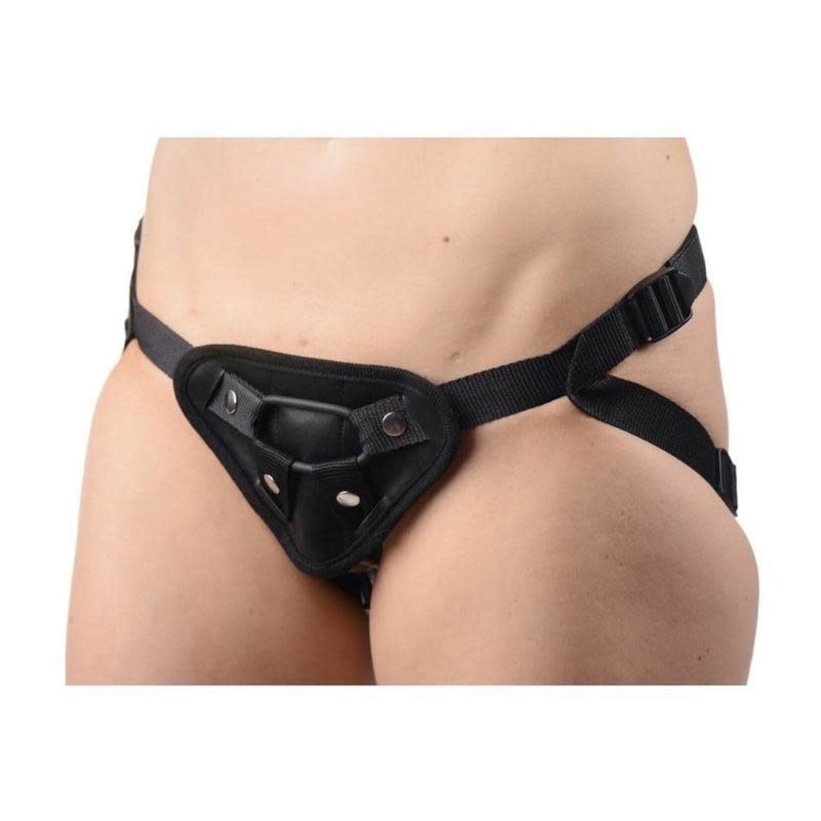 XR Brands Strap U Sutra Fleece Lined Strap on With Bullet Pocket