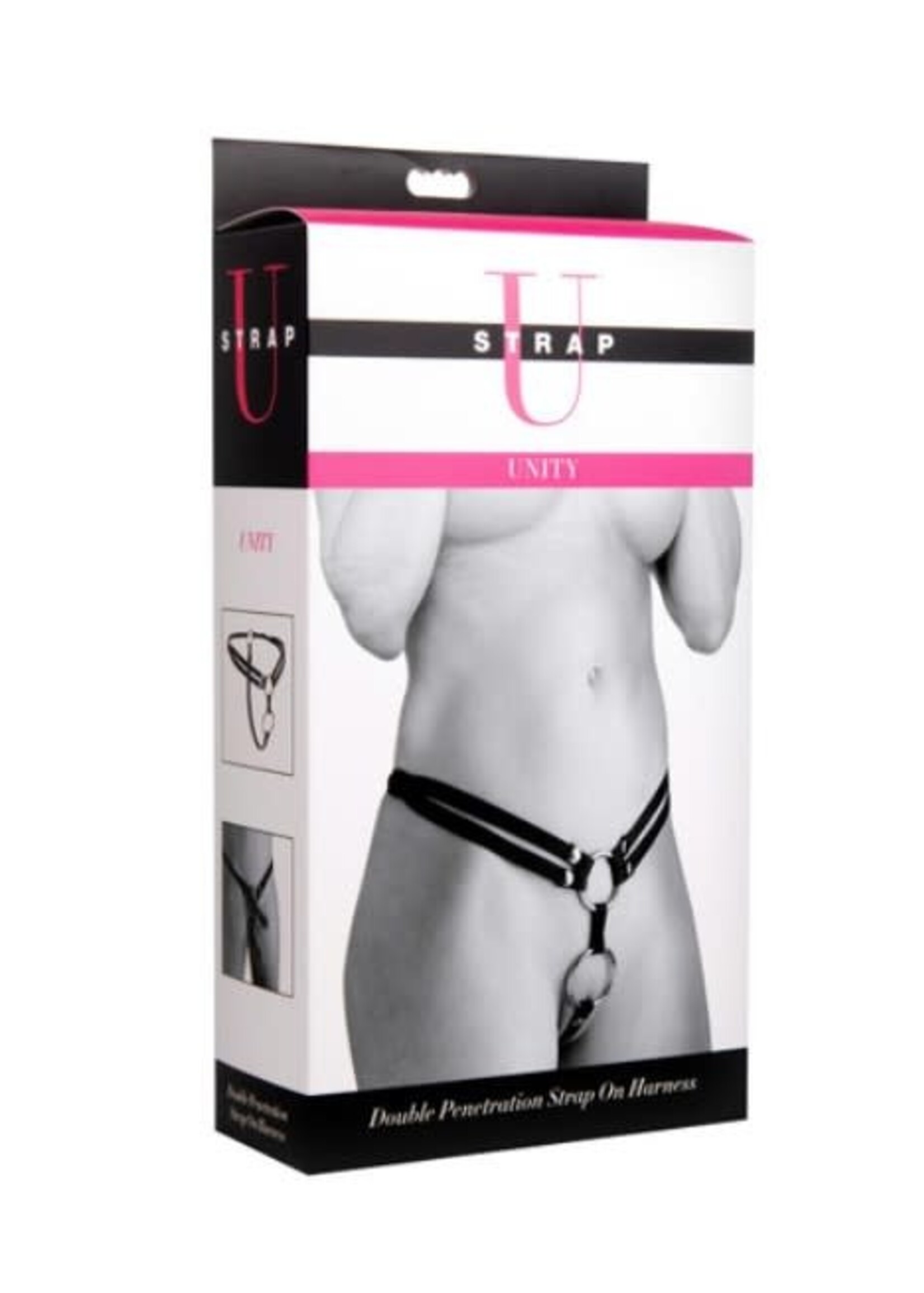 XR Brands Strap U Unity Double Penetration Strap on Harness