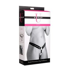 XR Brands Strap U Unity Double Penetration Strap on Harness