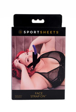 Sportsheets Face Adjustable Strap-On - Black