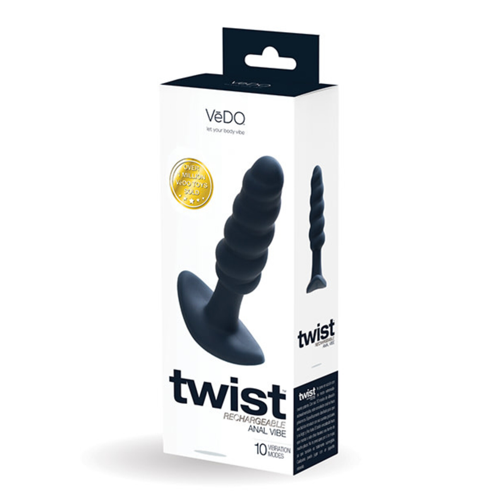 VeDO Vedo Twist Rechargeable Silicone Anal Plug