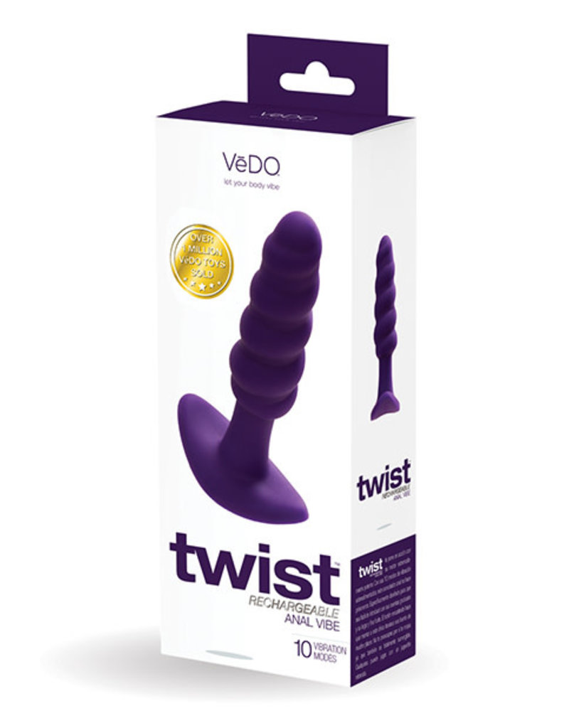 VeDO Vedo Twist Rechargeable Silicone Anal Plug