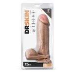 Blush Novelties Dr. Skin Mr. Magic Dildo with Balls and Suction Cup 9in - Vanilla