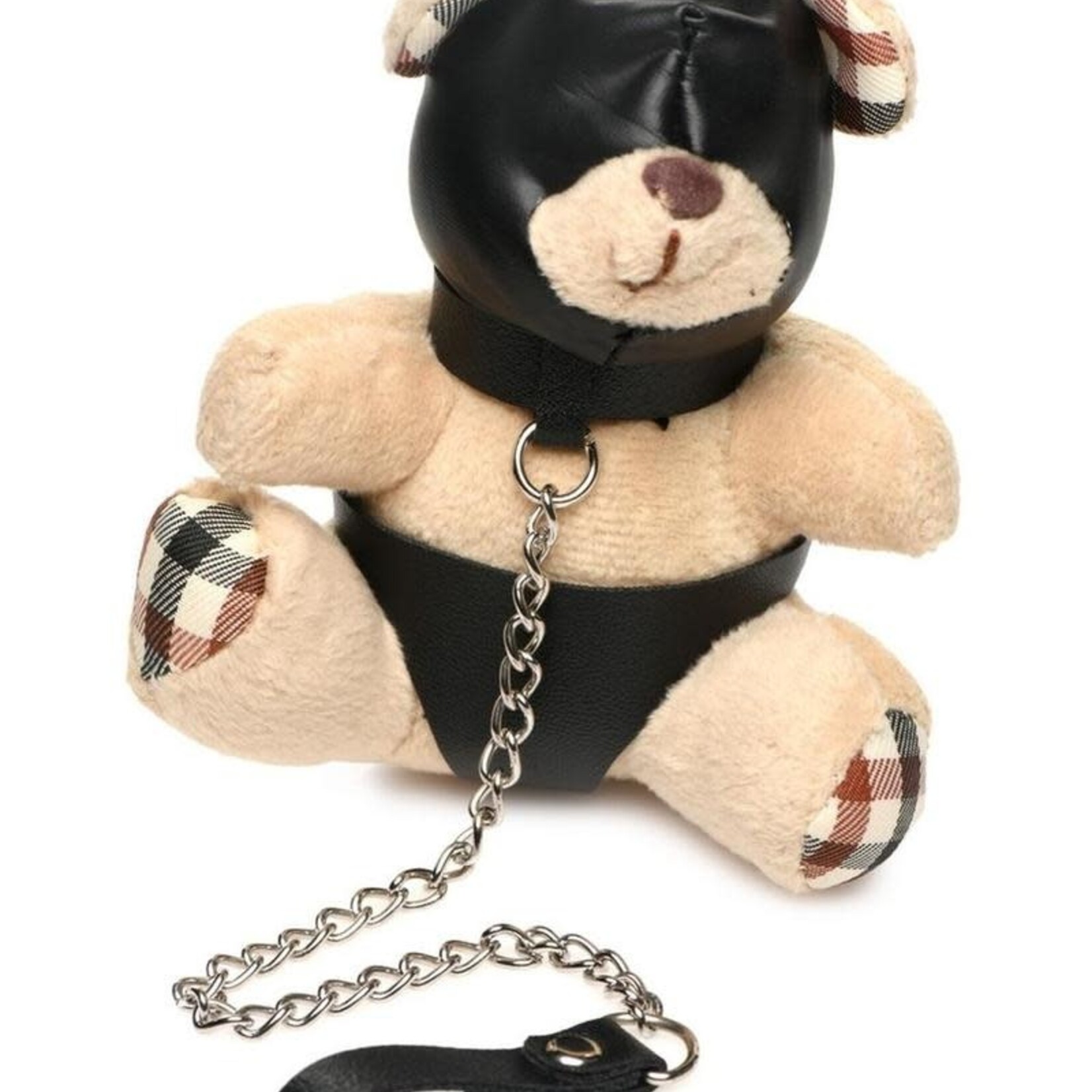 XR Brands Master Series Master Series Hooded Teddy Bear Keychain - Tan