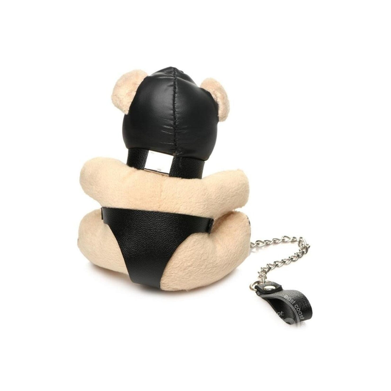 XR Brands Master Series Master Series Hooded Teddy Bear Keychain - Tan
