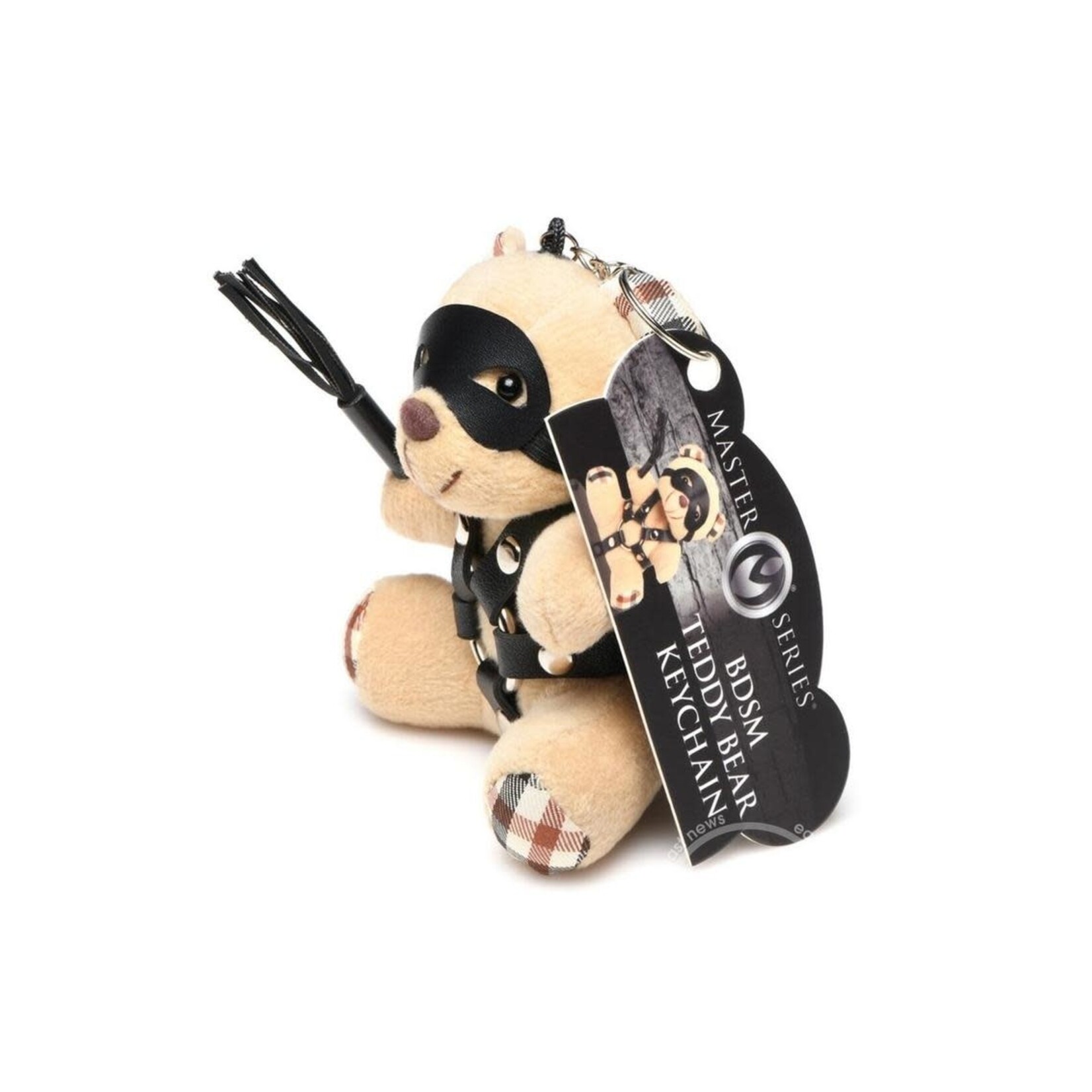 XR Brands Master Series Master Series BDSM Teddy Bear Keychain - Tan