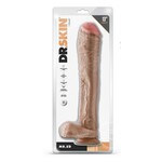 Blush Novelties Dr. Skin Mr. Ed Dildo with Balls and Suction Cup 13in - Vanilla