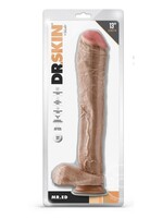 Blush Novelties Dr. Skin Mr. Ed Dildo with Balls and Suction Cup 13in - Vanilla