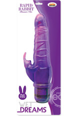 HOTT PRODUCTS Wet Dreams Rapid Rabbit Pleasure Vibe Water Resistant Vibrator
