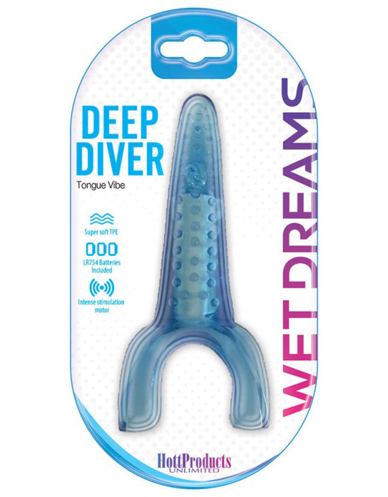 HOTT PRODUCTS Wet Dreams Deep Diver Tongue Vibrator