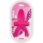 HOTT PRODUCTS Tongue Me Extreme Silicone Tongue Vibrator with Mouth Guard - Pink
