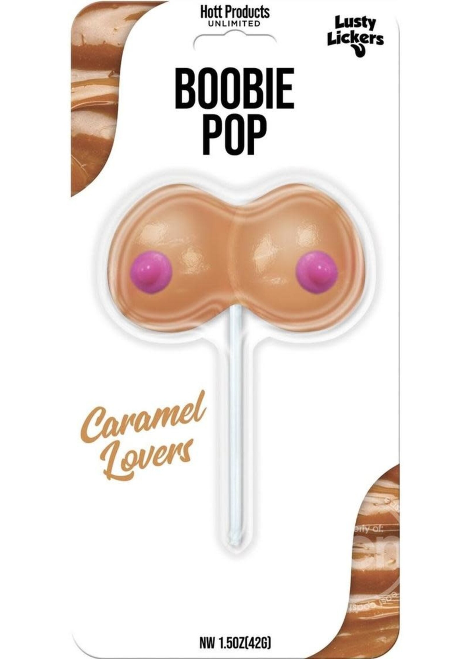 HOTT PRODUCTS Lusty Lickers Boobie Pop Lovers Lollipop